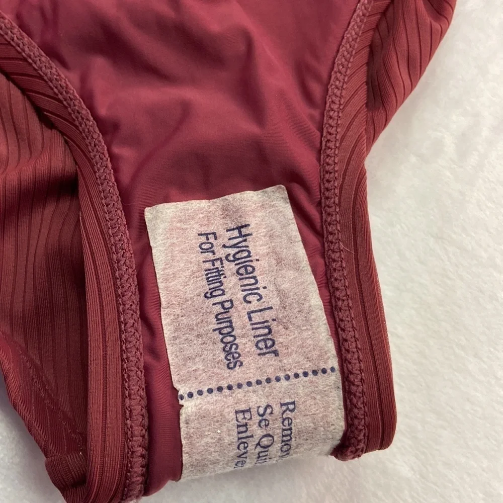 Sea Angel Wine One-Piece Swimsuit NWT Size M